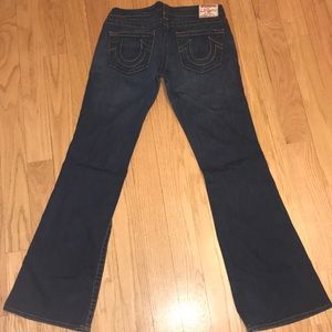 True Religion boot cut blue jeans